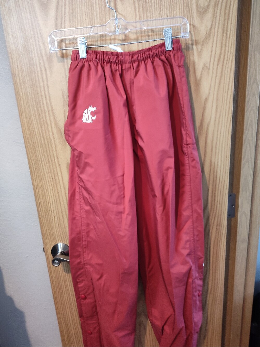 Nike Women's Red Pull-On Joggers with White Logo cougars